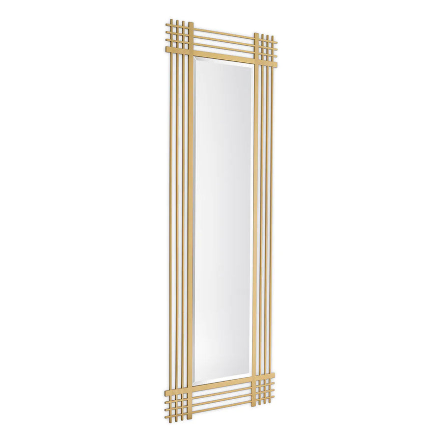 Rectangular Brass Mirror Pierce