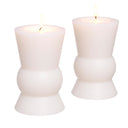 White Artificial Candle Set (2) S Arto