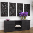 3 Drawer Mahogany Dresser Crosby