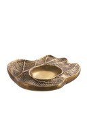 Vintage Brass Leaf Bowl Clemence