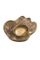 Vintage Brass Leaf Bowl Clemence