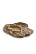 Vintage Brass Leaf Bowl Clemence