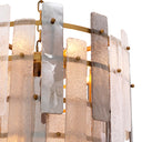 Tiered Glass Chandelier Greyson