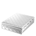 Silver Mirror Glass Box Cordo