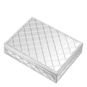 Silver Mirror Glass Box Cordo