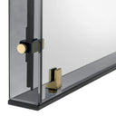 Smoke Glass Framed Mirror Verona