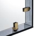 Smoke Glass Framed Mirror Verona