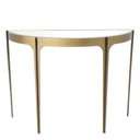 Semi-Circular Glass Console Table Artemisa