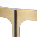 Semi-Circular Glass Console Table Artemisa