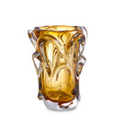Yellow Handblown Glass Vase S Aila