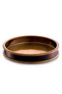 Vintage Brass Round Tray Ella