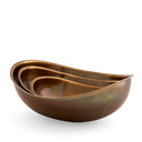 Vintage Brass Bowl Set (3) Sena