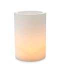 Cylindrical Alabaster Candle Holder Mercer