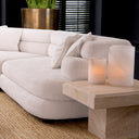 Cylindrical Alabaster Candle Holder Mercer