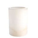 Cylindrical Alabaster Candle Holder Mercer