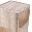 Carved Stone Side Table Adler