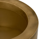 Vintage Brass Round Planter Jasper