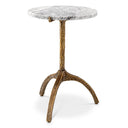 White Marble Side Table Cortina