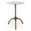 White Marble Side Table Cortina
