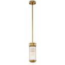 Cylindrical Glass Pendant Lamp Rousseau
