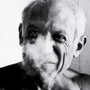 Monochromatic Portraiture Artwork Picasso, 1949