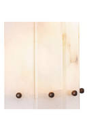 Alabaster Brass Wall Lamp Ruby