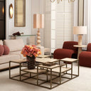 Upholstered Beige Sofa Aurora