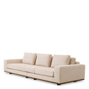 Upholstered Beige Sofa Aurora