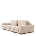 Upholstered Beige Sofa Aurora