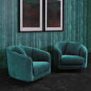 Channeled Modern Accent Chair Agostino