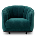 Channeled Modern Accent Chair Agostino