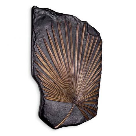 Embossed Leaf Wall Object Palma