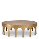 Vintage Brass Coffee Table Gardini