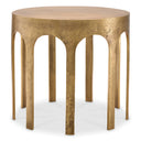Vintage Brass Side Table Gardini