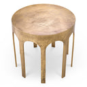 Vintage Brass Side Table Gardini