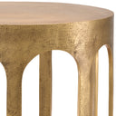 Vintage Brass Side Table Gardini