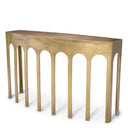 Vintage Brass Console Table Gardini