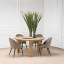 Oak Scandi Dining Table Lombardo