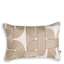 Beige Modern Lumbar Pillow Abaças