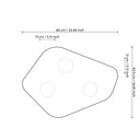 White Side Table Matiz