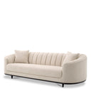 Beige Textured Sofa Agostino