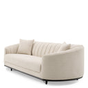 Beige Textured Sofa Agostino