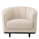 Channeled Modern Accent Chair Agostino