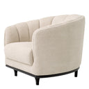 Channeled Modern Accent Chair Agostino
