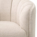Channeled Modern Accent Chair Agostino