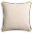 Herringbone Pattern Fringed Cushion L Kauai
