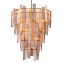 Tiered Glass Chandelier Greyson
