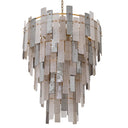Tiered Glass Chandelier Greyson