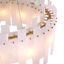 Alabaster Modern Chandelier Pizzorni