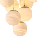 Clustered Alabaster Chandelier Sphinx